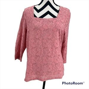Studio 1940 Rose Lace Top Size 18/20W